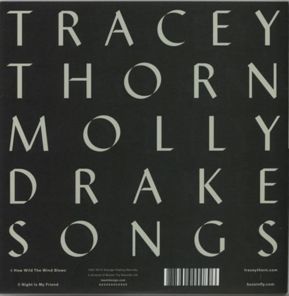 Tracey Thorn Molly Drakes Songs - RSD14 UK 7" vinyl single (7 inch record / 45) TYT07MO607639