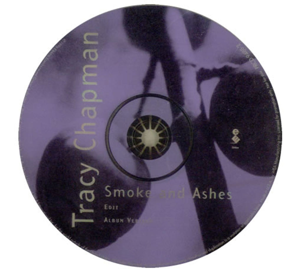 Tracy Chapman Smoke & Ashes US Promo CD single (CD5 / 5") PRCD9488-2