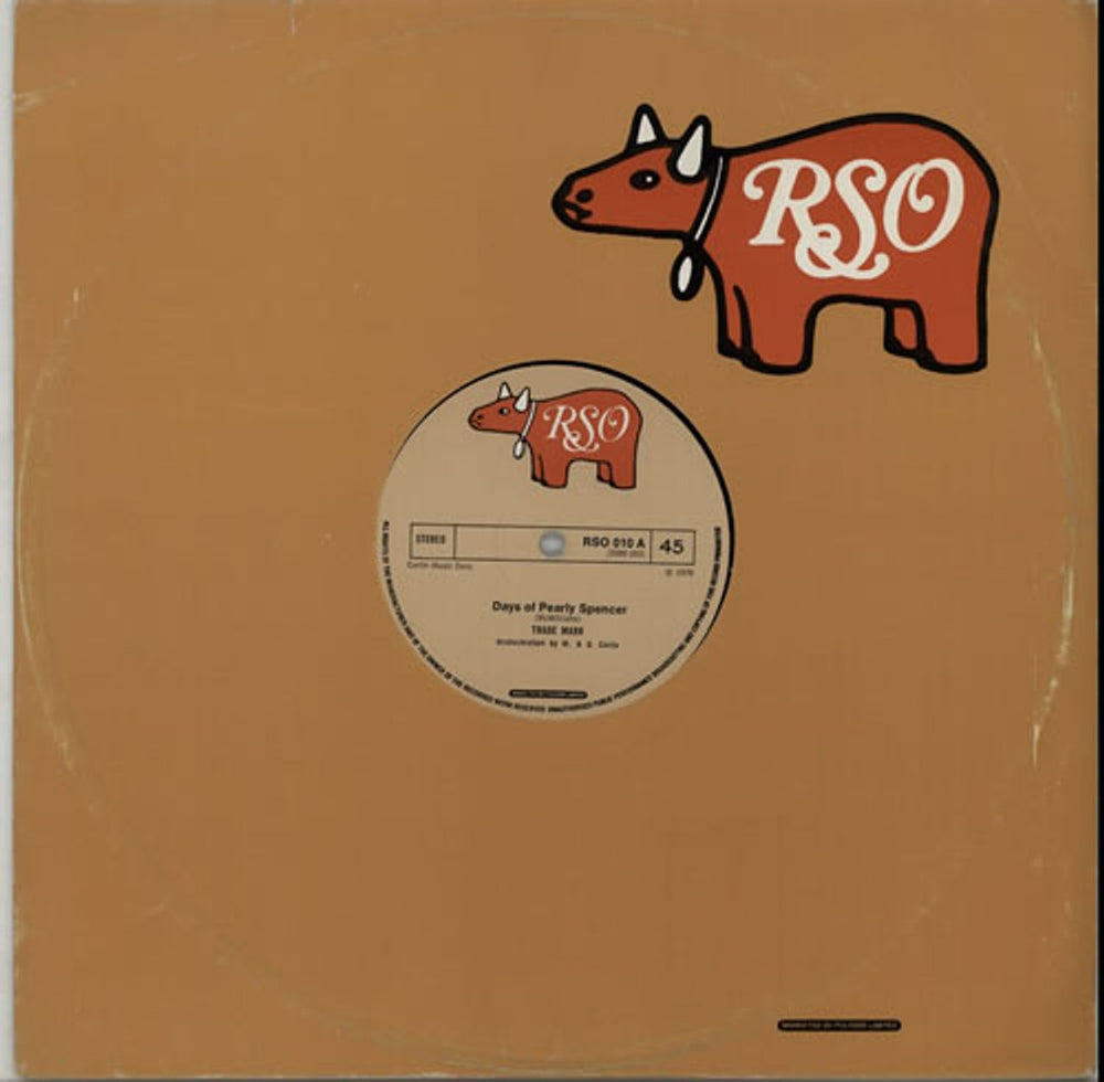 Trade Mark Days Of Pearly Spencer UK 12" vinyl single (12 inch record / Maxi-single) RSO010