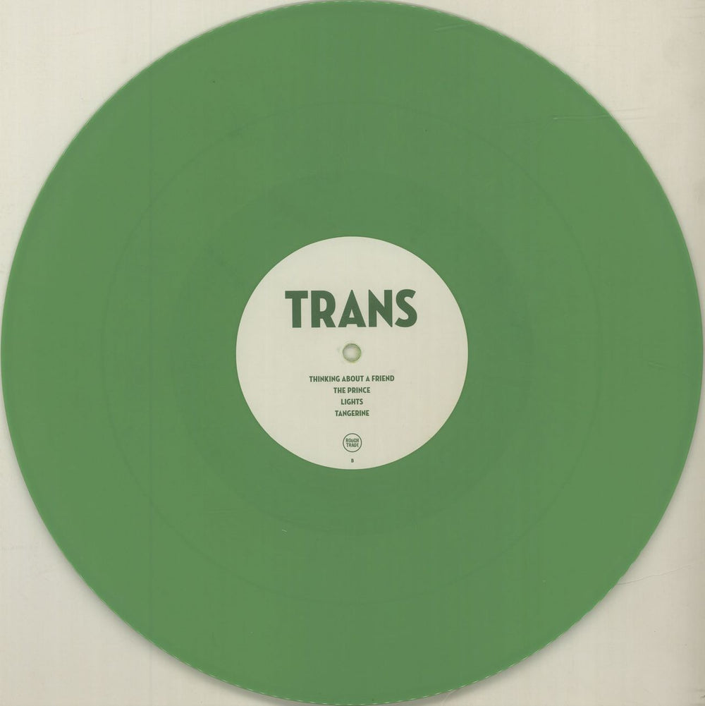 Trans Green EP - Green Vinyl UK 12" vinyl single (12 inch record / Maxi-single) YRE12GR680603