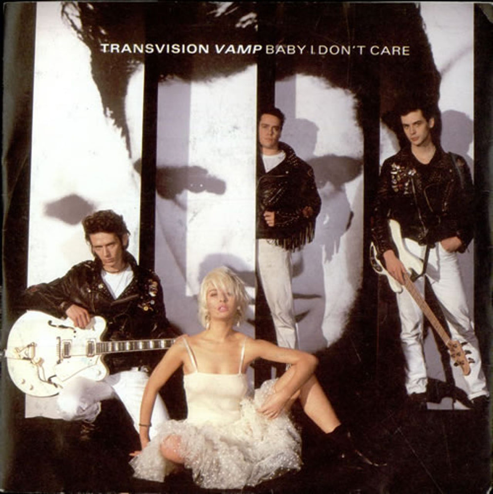 Transvision Vamp Baby I Don't Care UK 7" vinyl single (7 inch record / 45) TVV6