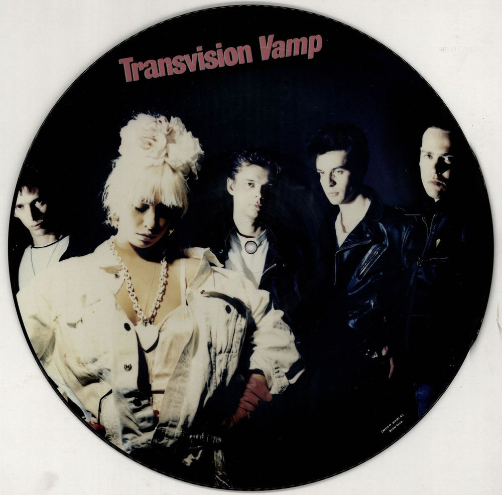 Transvision Vamp Pop Art UK picture disc LP (vinyl picture disc album) MCFP3421