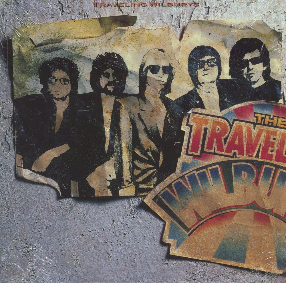 Traveling Wilburys Volume One - Open Shrink UK vinyl LP album (LP record) WX224