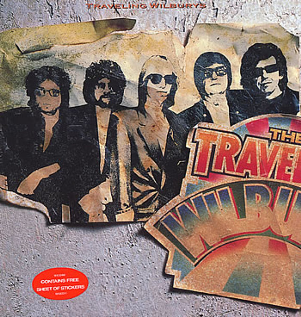 Traveling Wilburys Volume One + Stickers German vinyl LP album (LP record) 925833-1