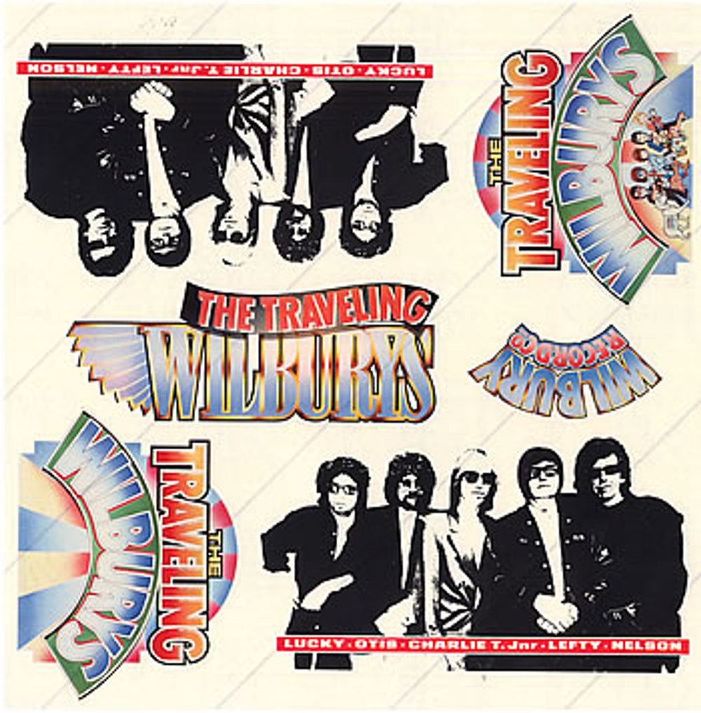 Traveling Wilburys Volume One + Stickers German vinyl LP album (LP record) TRVLPVO287447