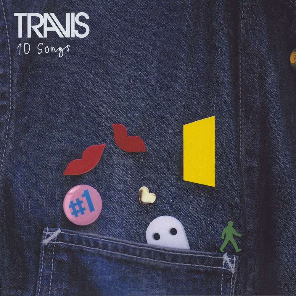 Travis (90s) 10 Songs - Red & Blue Vinyl UK 2-LP vinyl record set (Double LP Album) 538619891