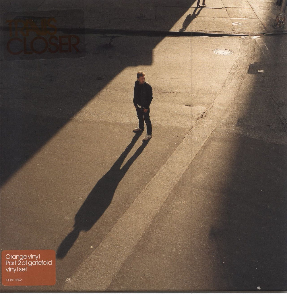 Travis (90s) Closer - Orange Vinyl UK 7" vinyl single (7 inch record / 45) ISOM118S2