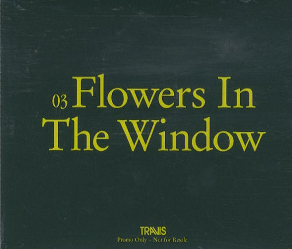 Travis (90s) Flowers In The Window Austrian Promo CD single (CD5 / 5") SAMPCS109651