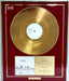 Travis (90s) The Man Who UK award disc GOLD AWARD