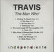 Travis (90s) The Man Who UK Promo CD-R acetate CD ACETATE