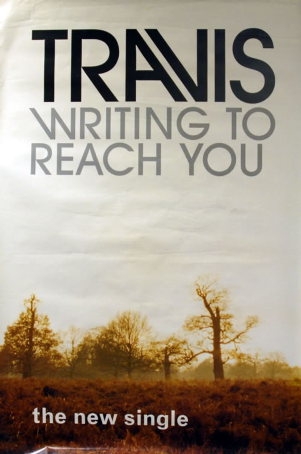 Travis (90s) Writing To Reach You UK Promo poster 60 X 40