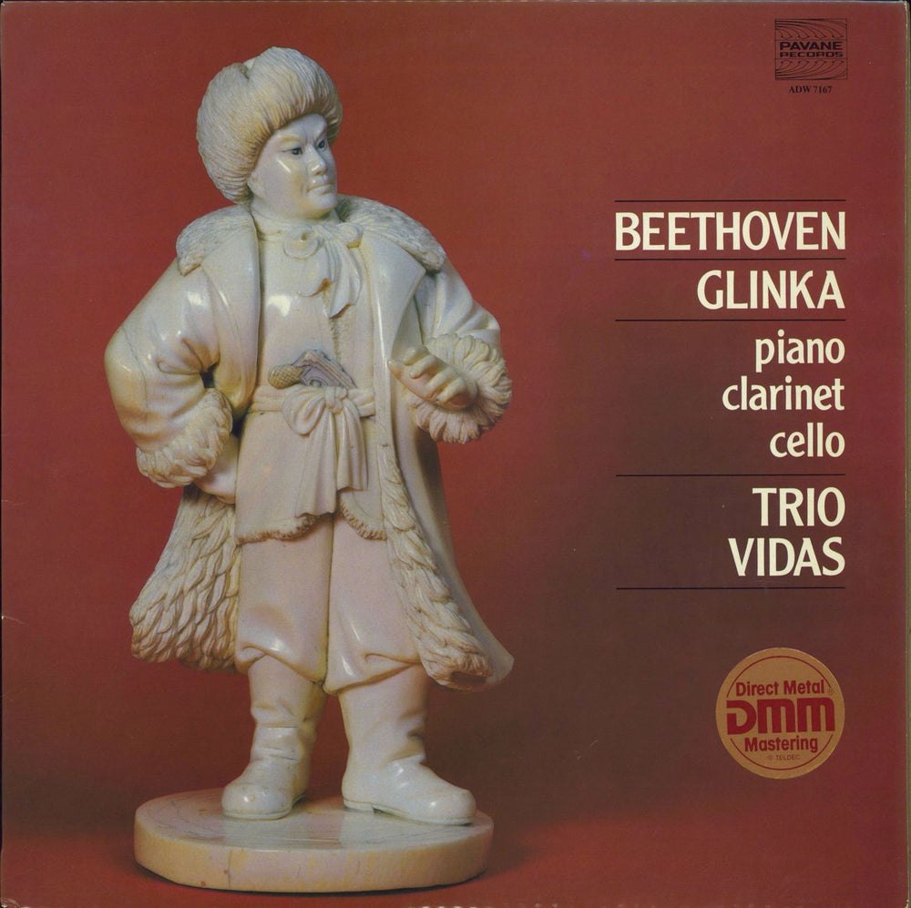 Trio Vidas Beethoven / Glinka Belgian vinyl LP album (LP record) ADW7167