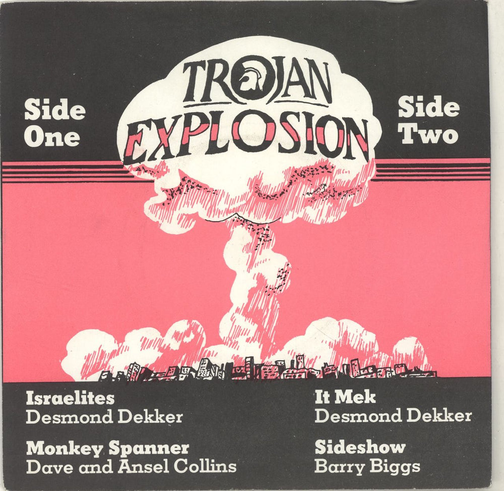 Trojan Records Trojan Explosion Volume 10 UK 7" vinyl single (7 inch record / 45) TMX4010