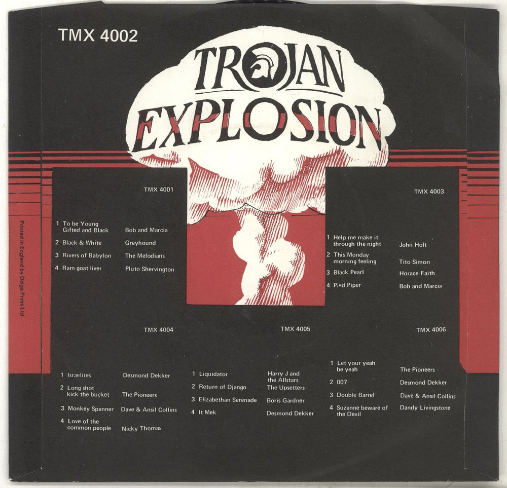 Trojan Records Trojan Explosion Volume 2 UK 7" vinyl single (7 inch record / 45) T0607TR521330