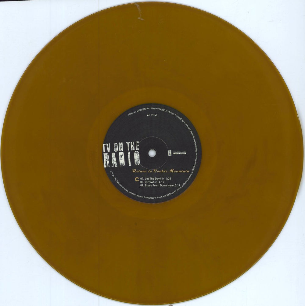 TV On The Radio Return To Cookie Mountain - Brown Vinyl + Half Speed Mastered + Booklet US 2-LP vinyl record set (Double LP Album)