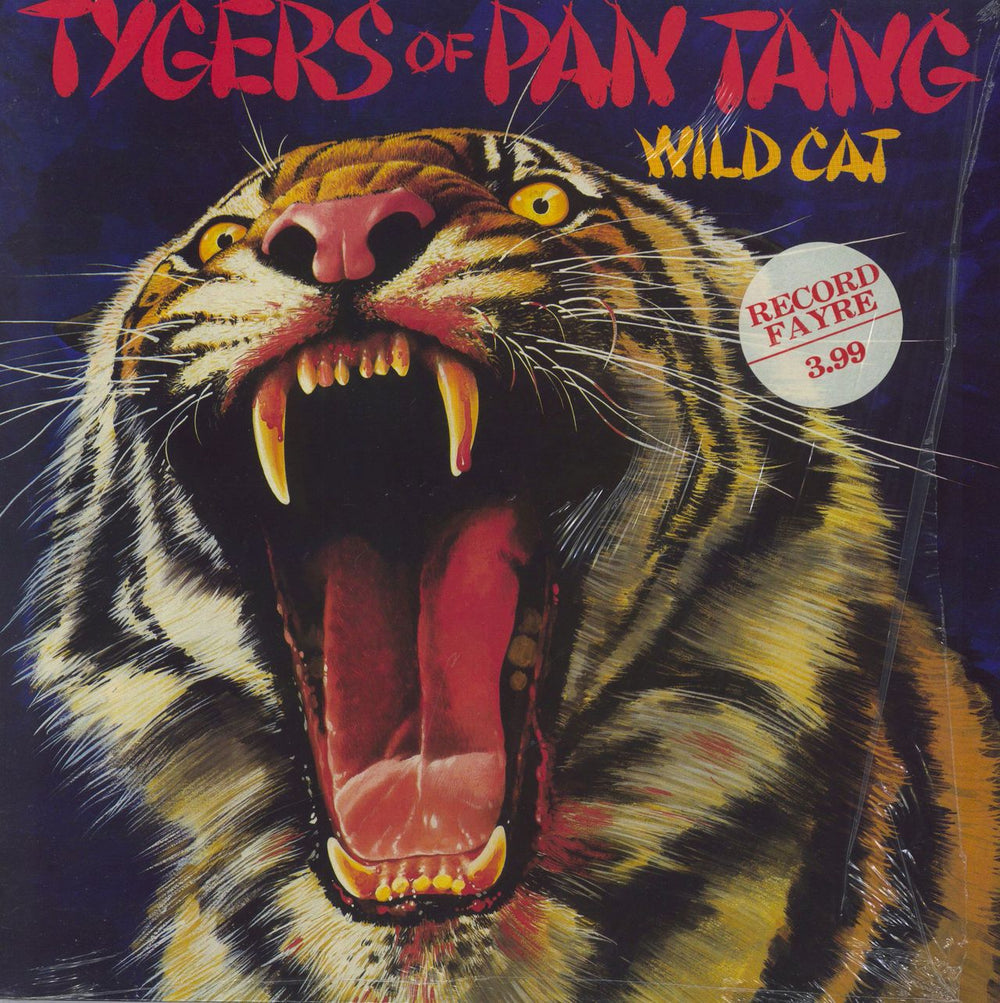 Tygers Of Pan Tang Wild Cat - Shrink UK vinyl LP album (LP record) MCF3075