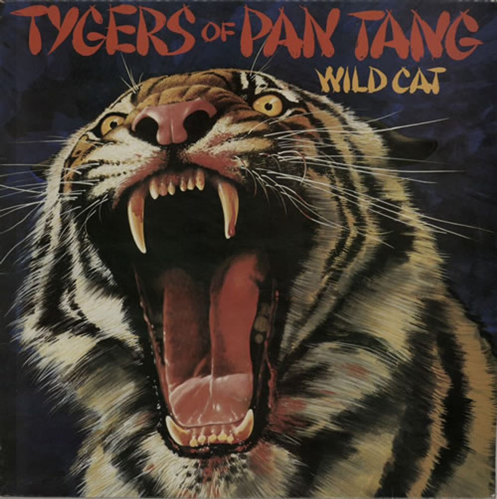 Tygers Of Pan Tang Wild Cat UK vinyl LP album (LP record) MCF3075