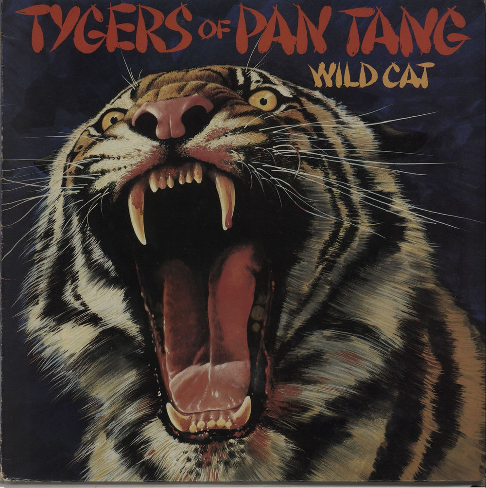 Tygers Of Pan Tang Wild Cat UK vinyl LP album (LP record) MCL1610