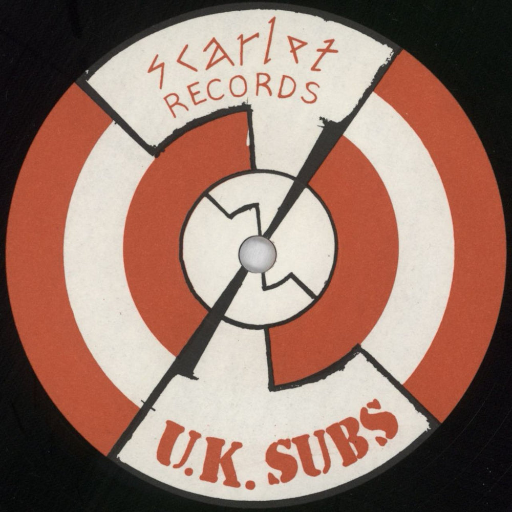 U.K. Subs Flood Of Lies - 1st UK vinyl LP album (LP record) UKSLPFL818709