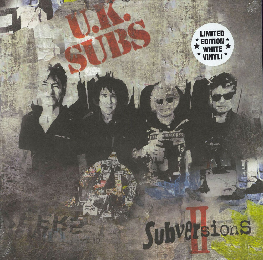 U.K. Subs Subversions - White Vinyl - Sealed UK vinyl LP album (LP record) CLO1297