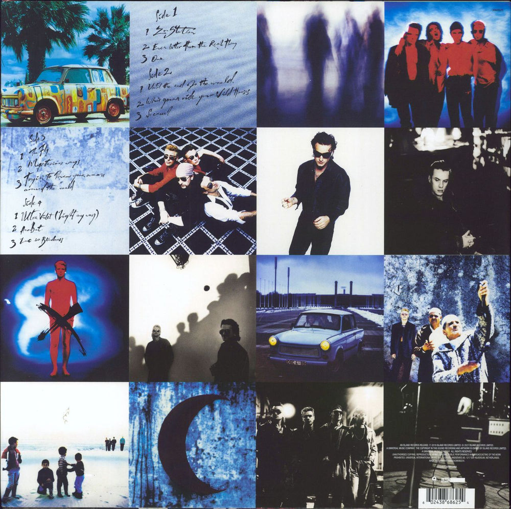 U2 Achtung Baby: Remastered UK 2-LP vinyl record set (Double LP Album) 602438686254