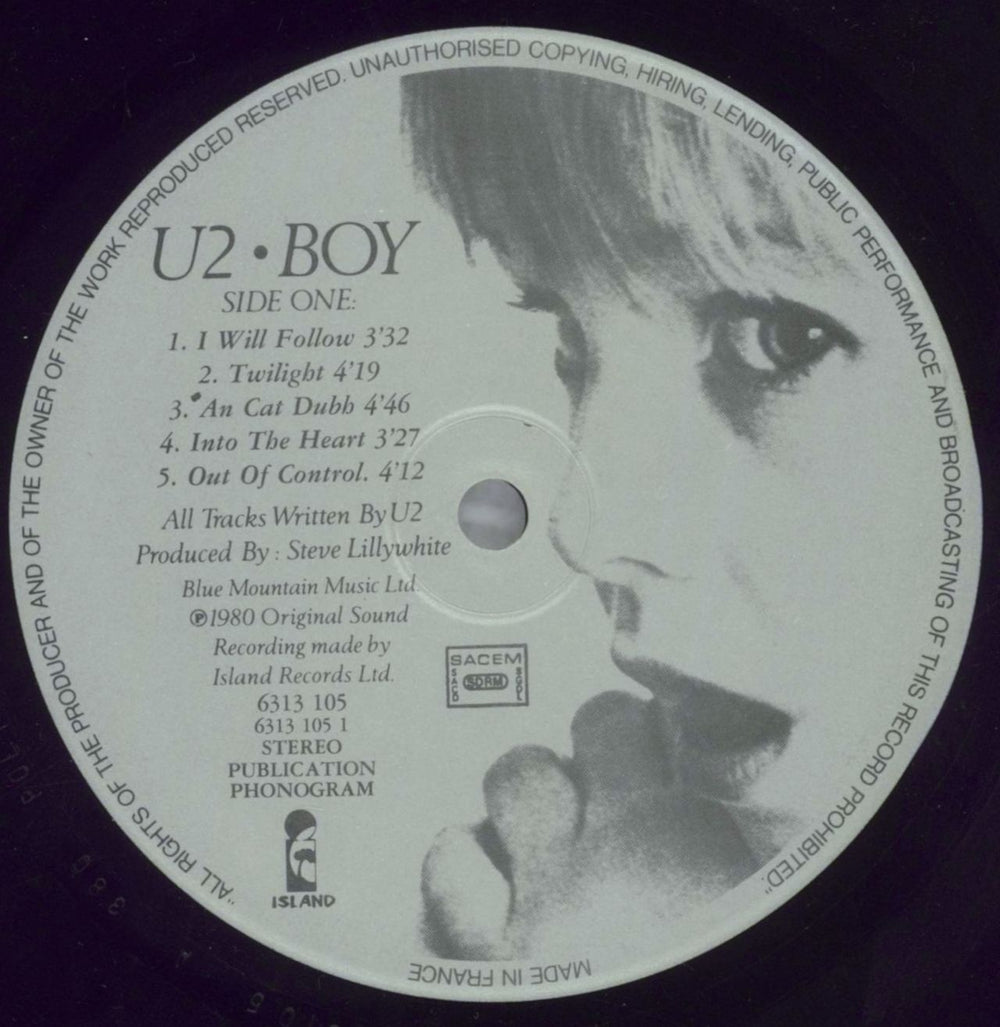 U2 Boy French vinyl LP album (LP record) U-2LPBO824780