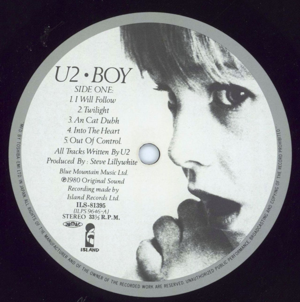 U2 Boy - Withdrawn + Obi Japanese vinyl LP album (LP record) U-2LPBO181002