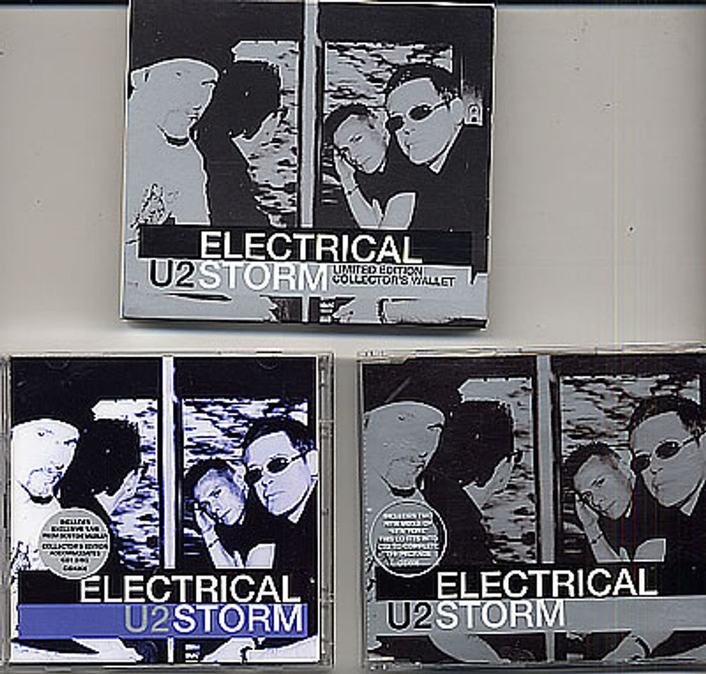 U2 Electrical Storm - Collector's Slipcase Edition UK 3-disc CD/DVD Set U-23DEL261464