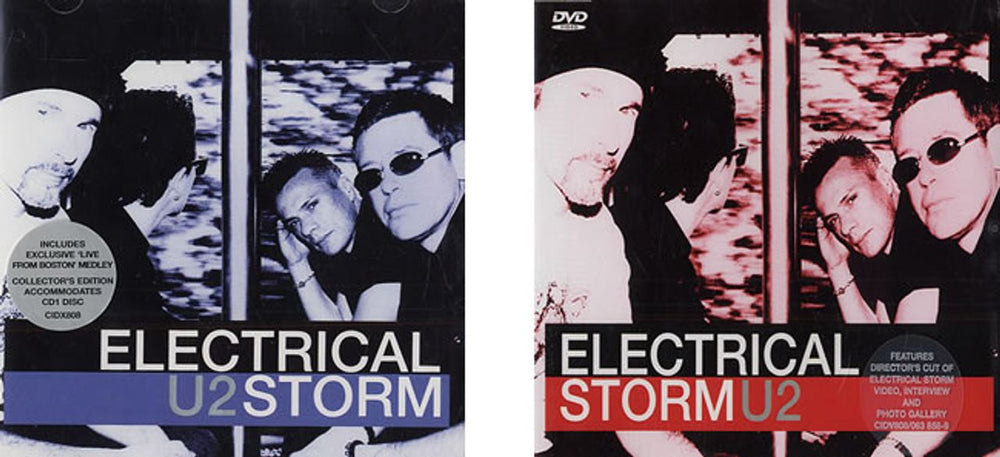 U2 Electrical Storm UK 3-disc CD/DVD Set U-23DEL481348