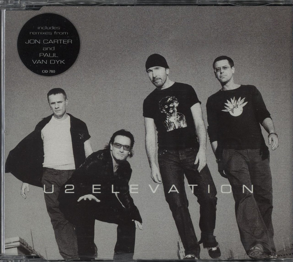 U2 Elevation UK 2-CD single set (Double CD single) CID/X780