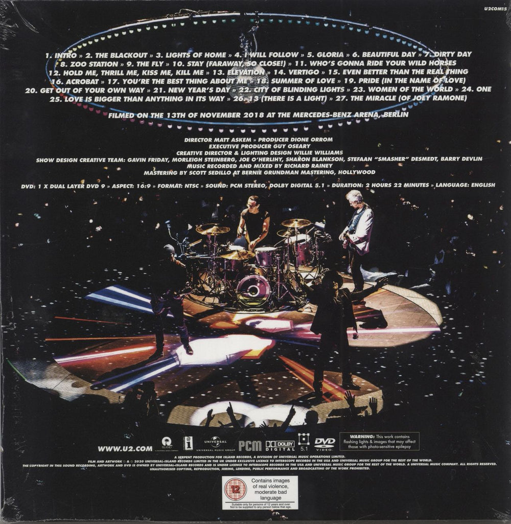 U2 eXPERIENCE + iNNOCENCE Live In Berlin - Sealed UK DVD 