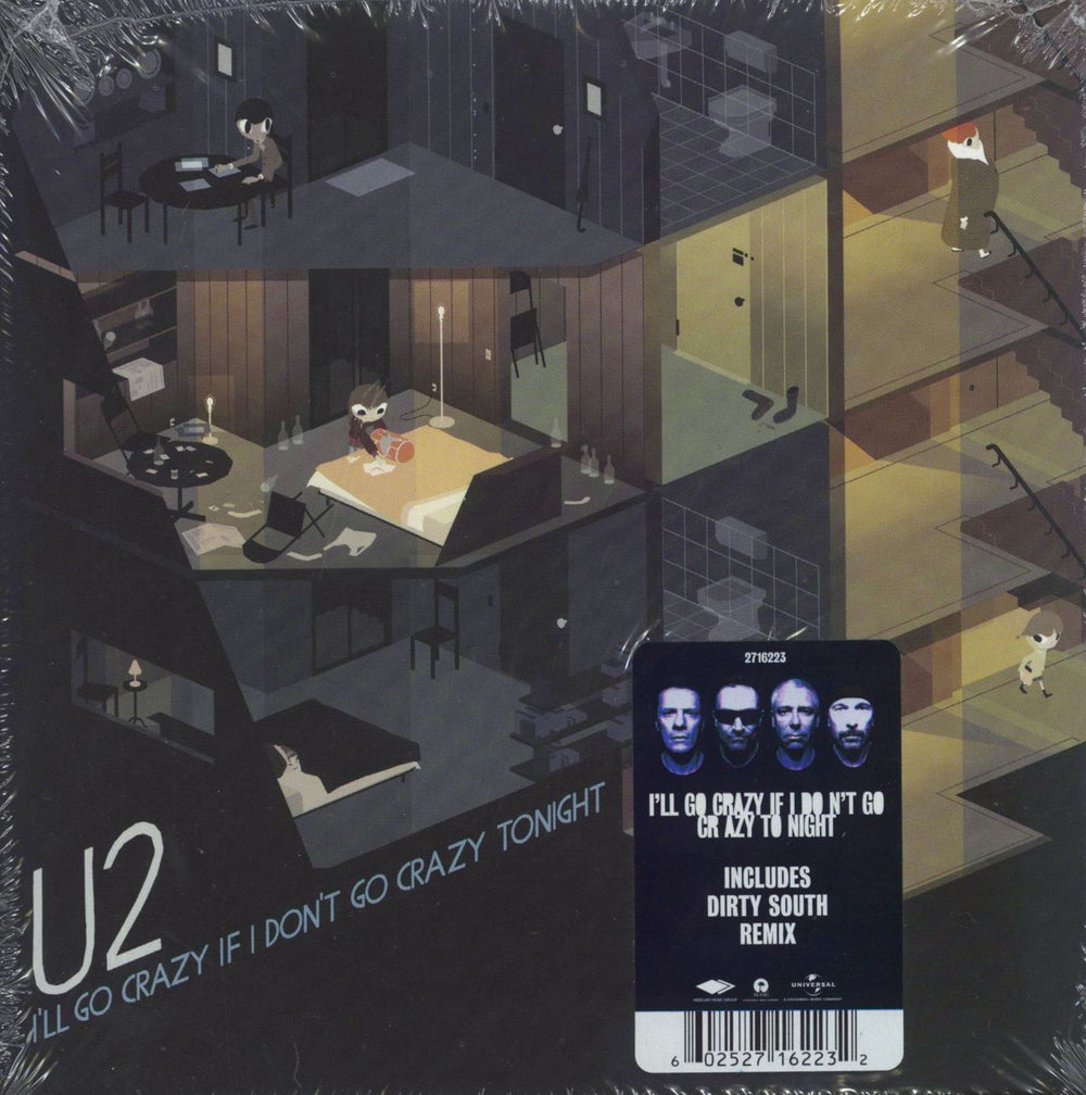 U2 I'll Go Crazy If I Don't Go Crazy Tonight - Sealed UK 7" vinyl single (7 inch record / 45) 602527162232