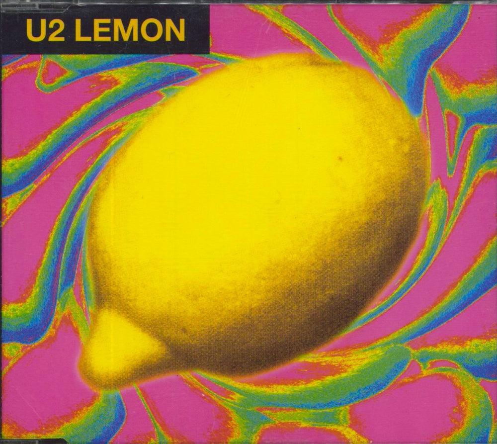 U2 Lemon - Black Disc UK Promo CD single (CD5 / 5") LEMCD1