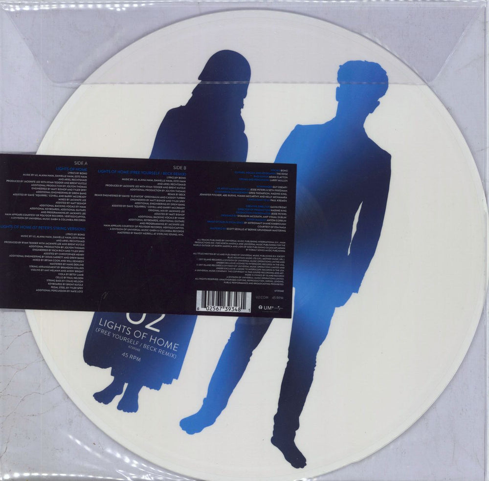 U2 Lights Of Home - RSD18 UK 12" vinyl picture disc (12 inch picture record) 602567393481