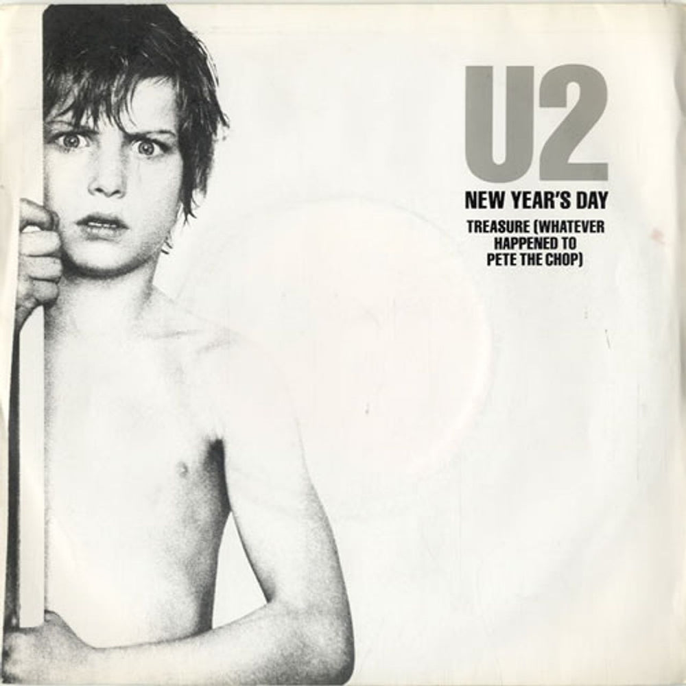 U2 New Year's Day - P/S - Solid UK 7" vinyl single (7 inch record / 45) WIP6848