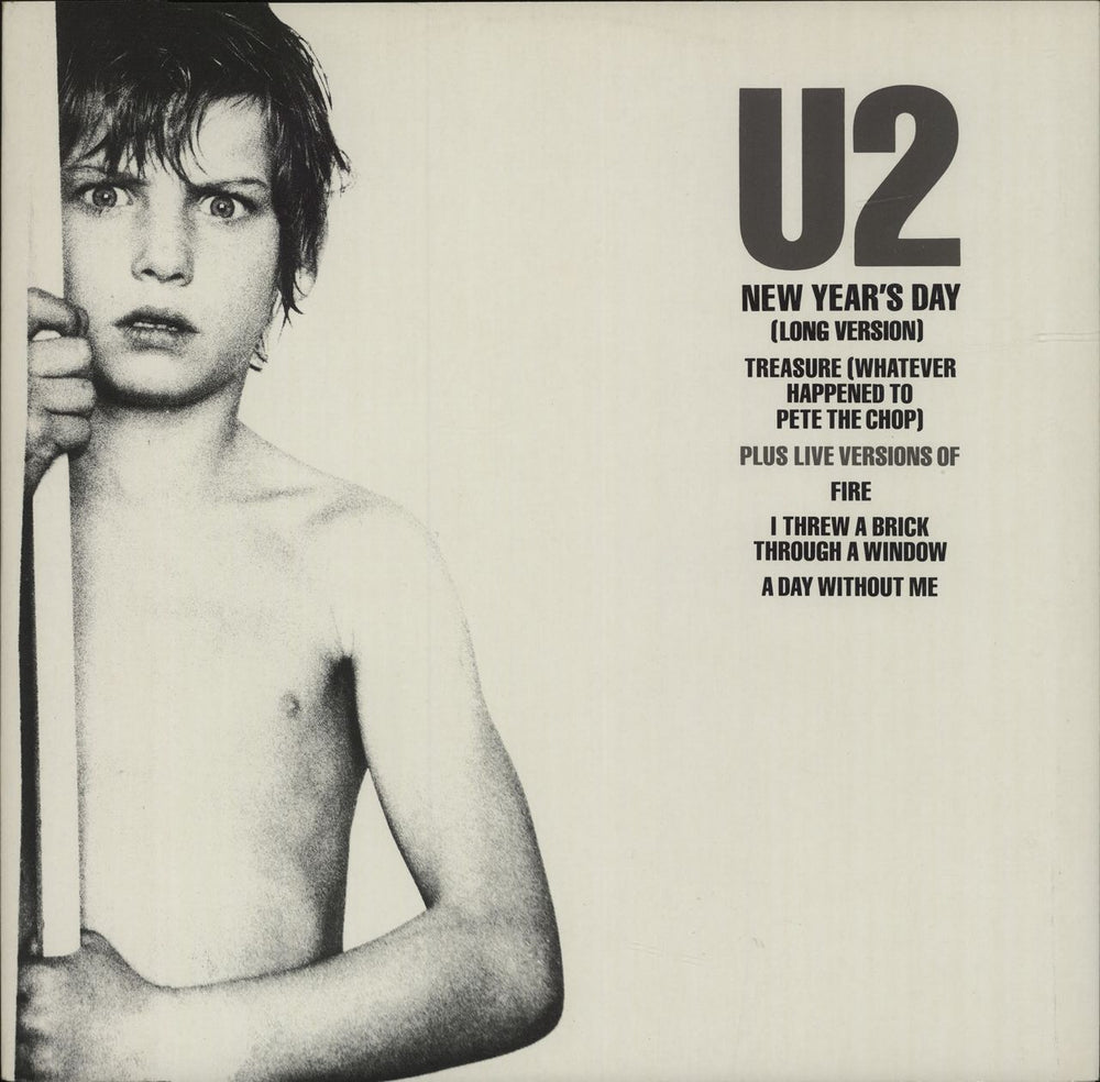 U2 New Year's Day - P/S UK 12" vinyl single (12 inch record / Maxi-single) 12WIP6848