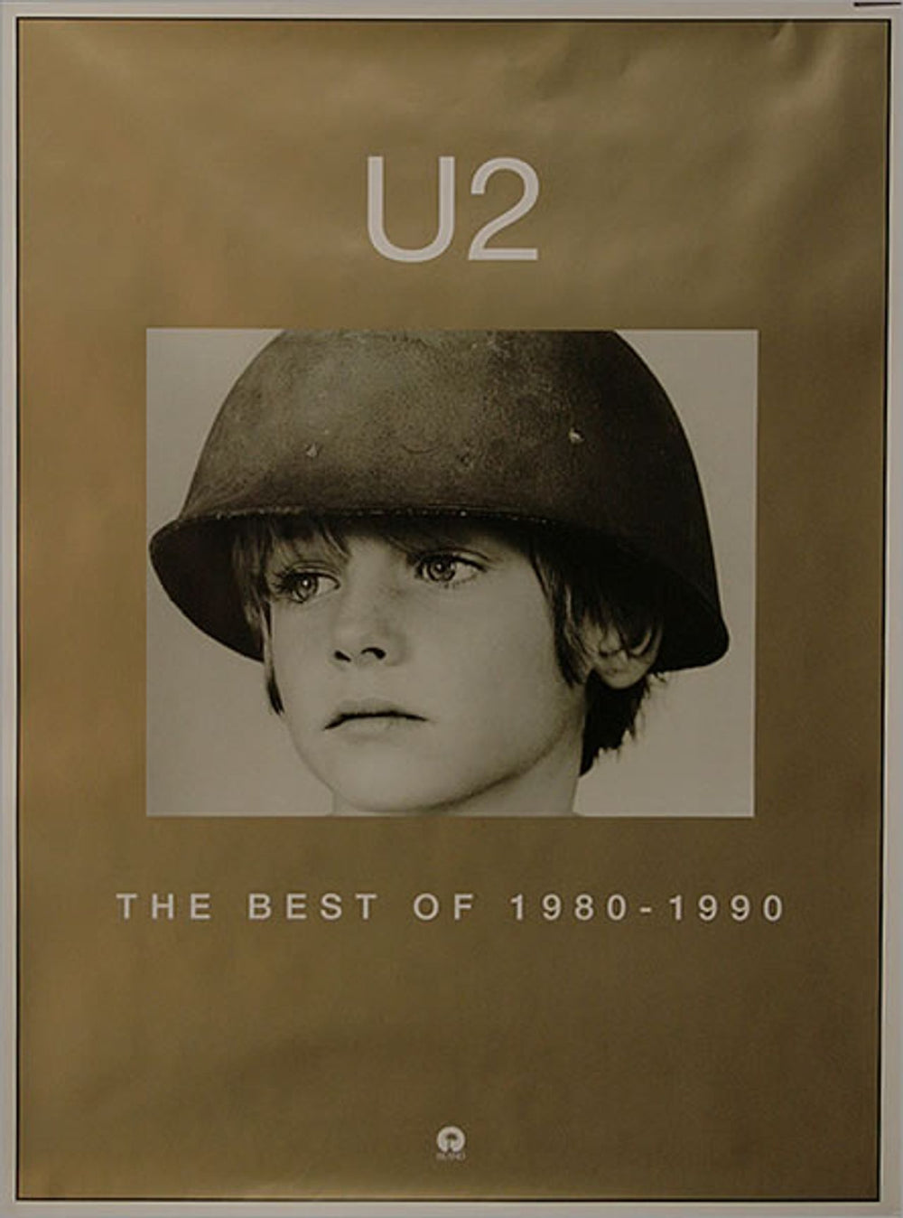 U2 The Best Of 1980-1990 - 20" x 28" UK Promo poster PROMO POSTER