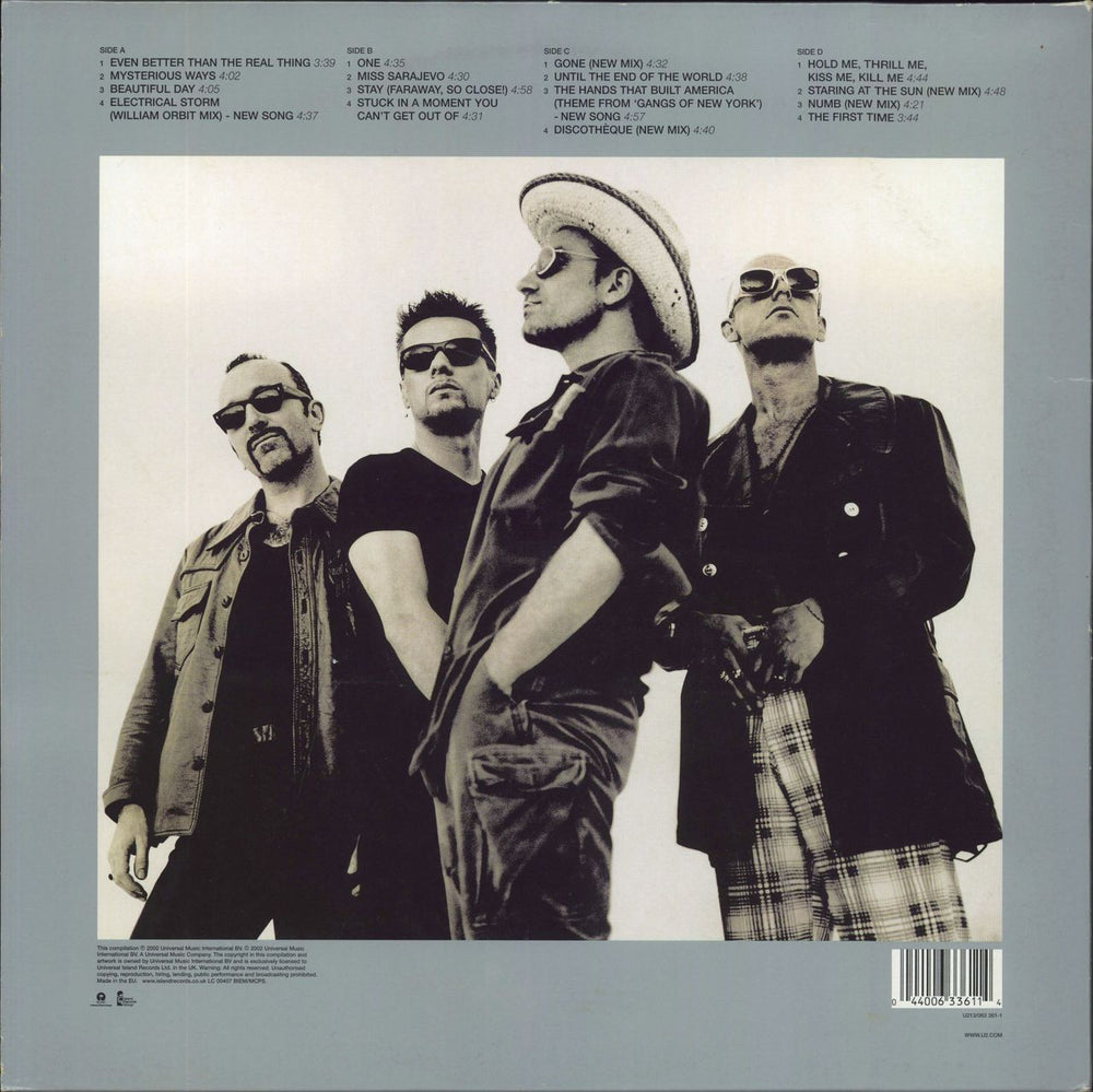 U2 The Best Of 1990-2000 - EX UK 2-LP vinyl record set (Double LP Album) 044006336114