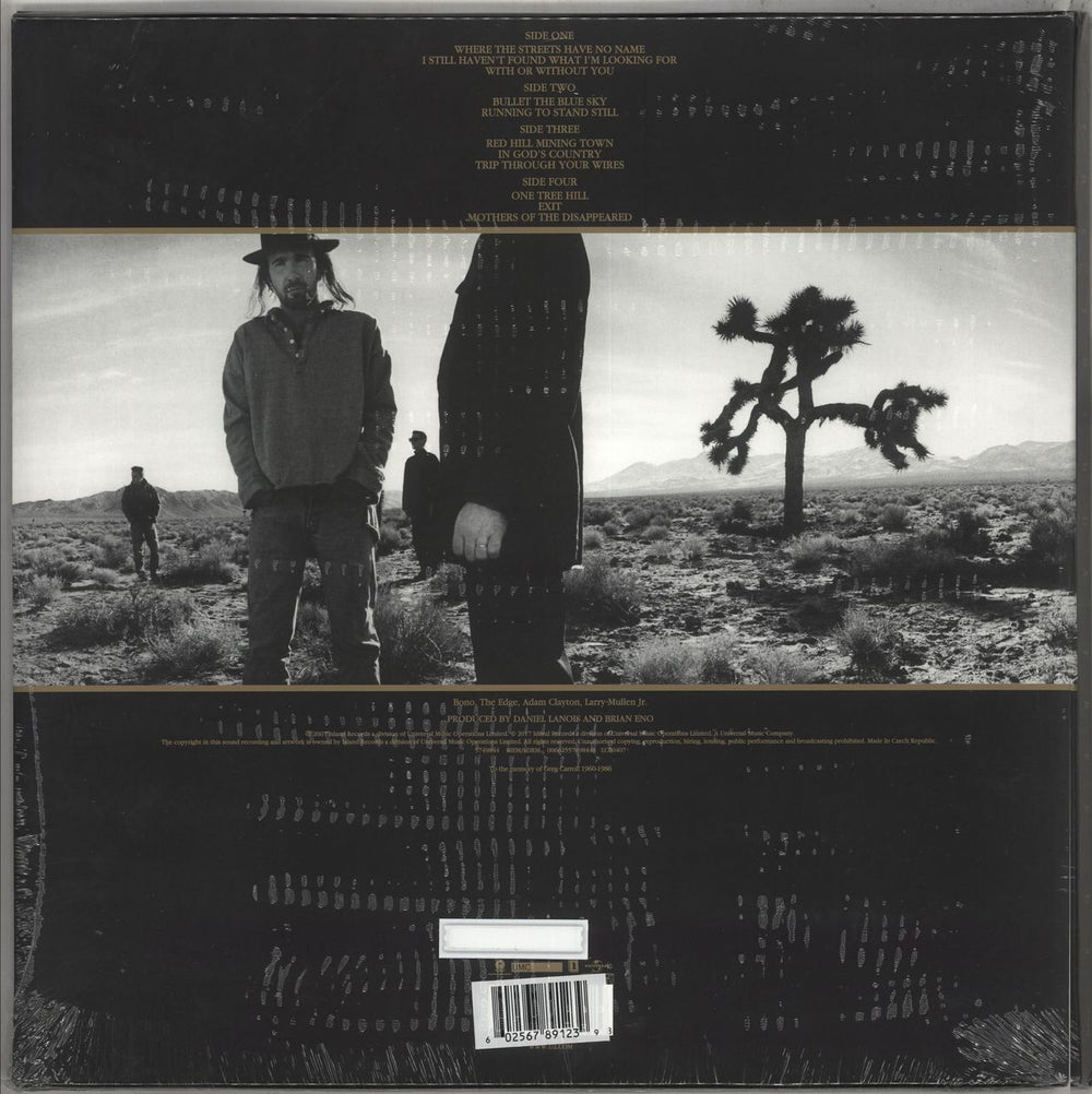 U2 The Joshua Tree - Gold Vinyl - Sealed UK 2-LP vinyl record set (Double LP Album) 602567891239