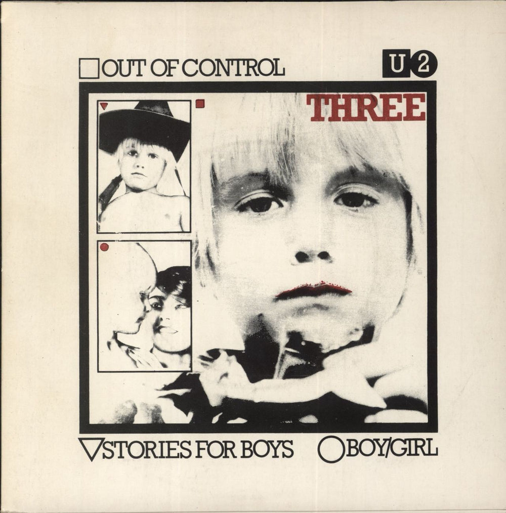 U2 Three EP - 2nd - P/S Irish 7" vinyl single (7 inch record / 45) CBS7951