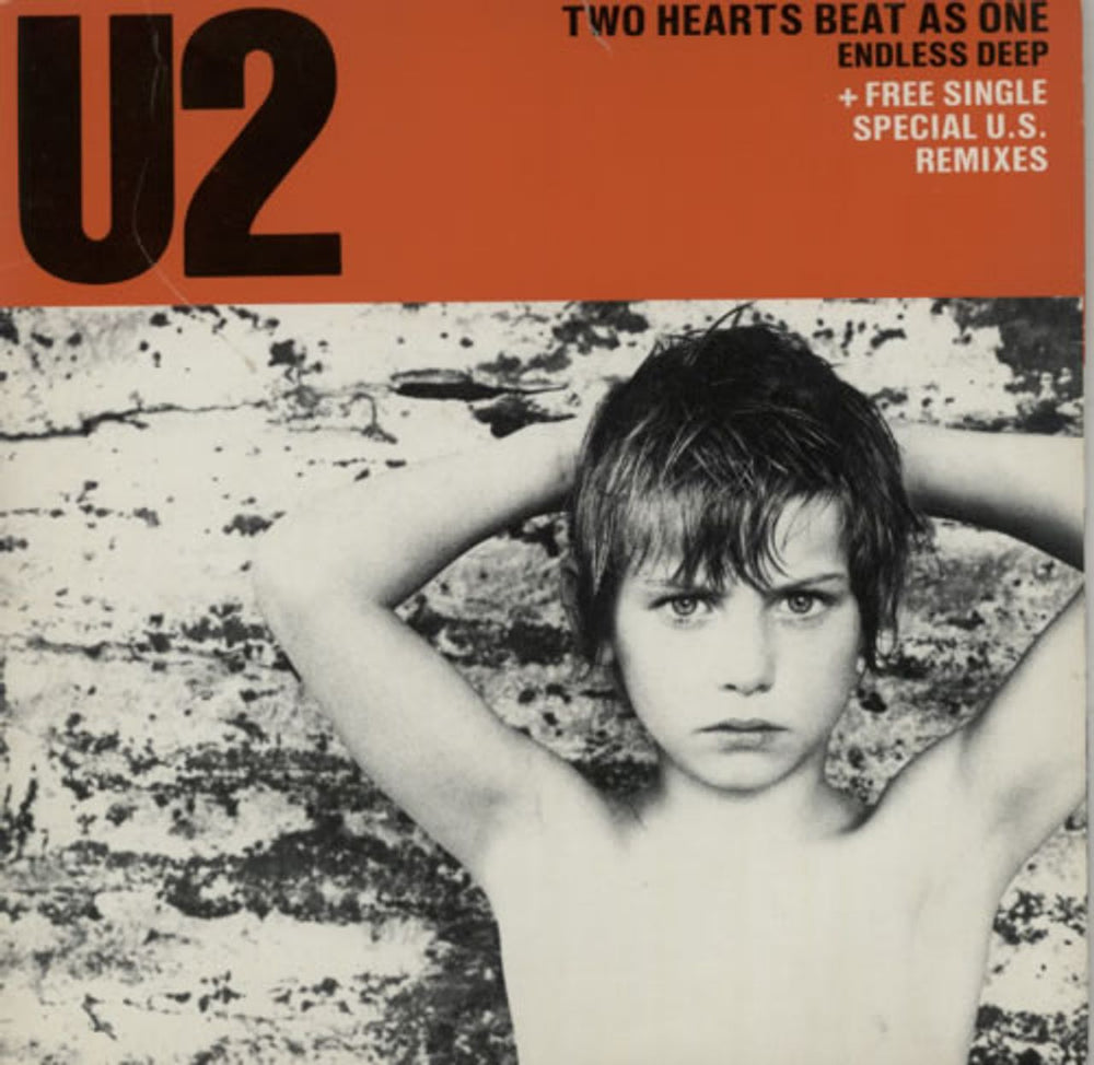 U2 Two Hearts Beat As One - EX UK 7" vinyl single (7 inch record / 45) ISD109