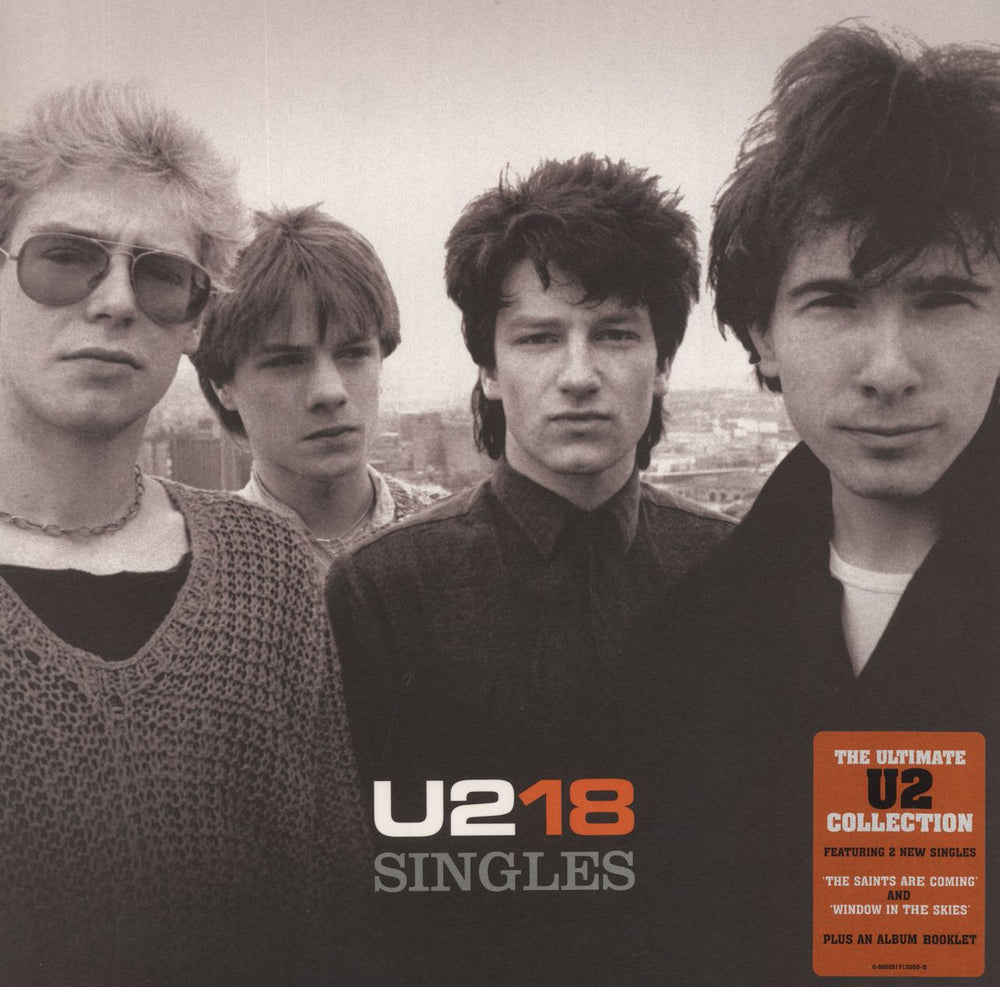 U2 U218 Singles UK 2-LP vinyl record set (Double LP Album) 1713550