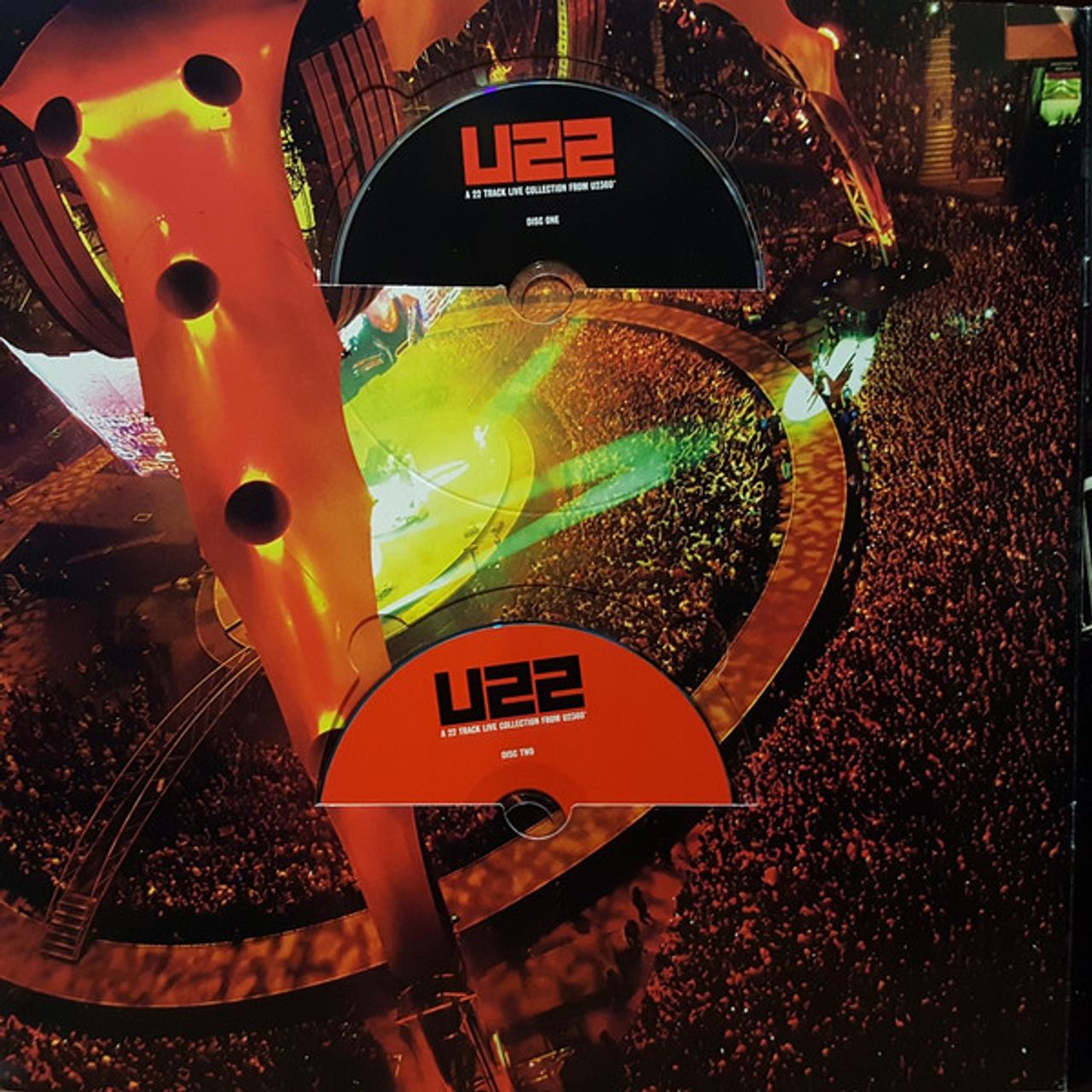 U2 U22: A 22 Track Live Collection From U2360° UK 2-CD Album Set ...