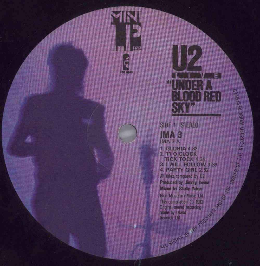 U2 Under A Blood Red Sky - 1st - Shrink UK vinyl LP album (LP record) U-2LPUN823029