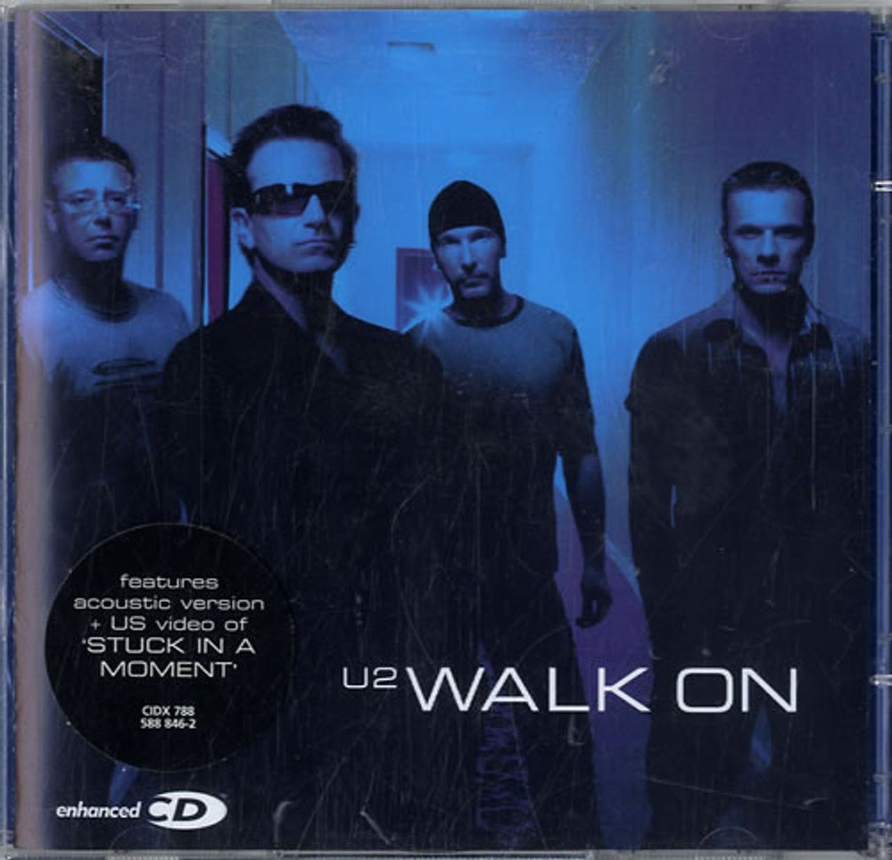 U2 Walk On UK 2-CD single set (Double CD single) CID/DX788