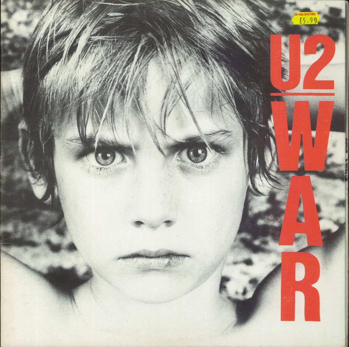 U2 WAR LP 33T VINYLE EX COVER EX ORIGINAL 1983 GATEFOLD FRANCE