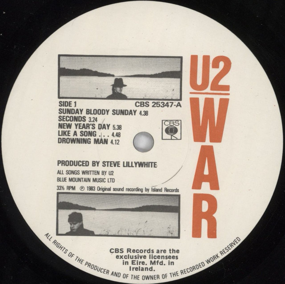 U2 War - UK Sleeve Irish vinyl LP album (LP record) U-2LPWA824465