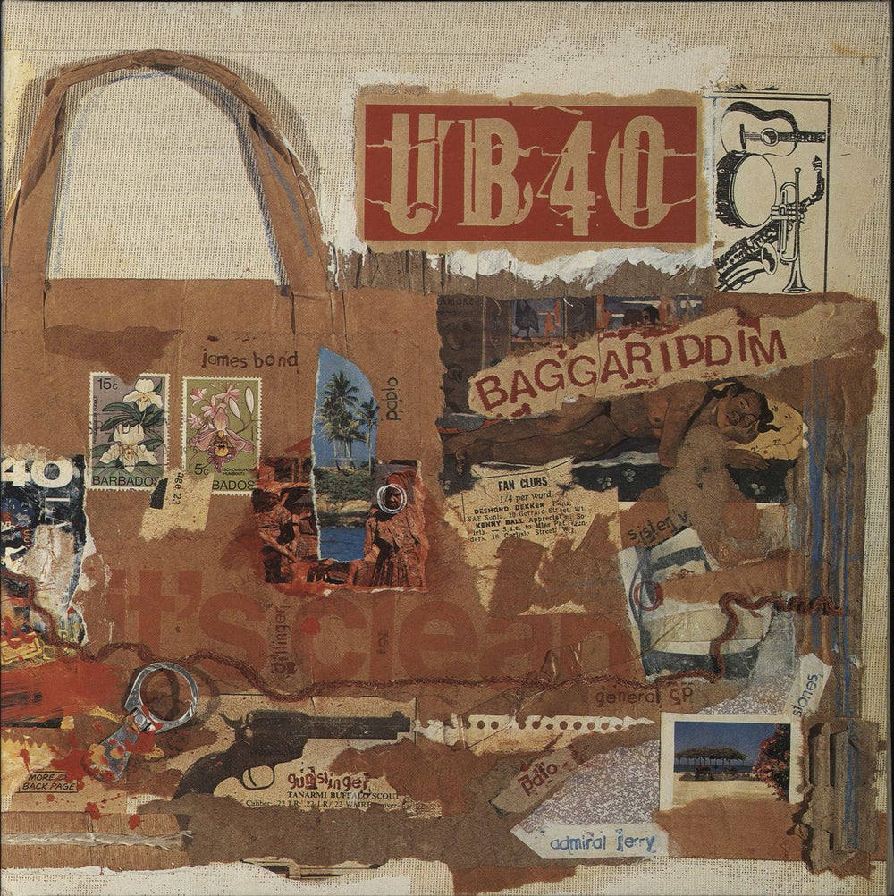 UB40 Baggariddim + 12" EP UK vinyl LP album (LP record) LPDEP10