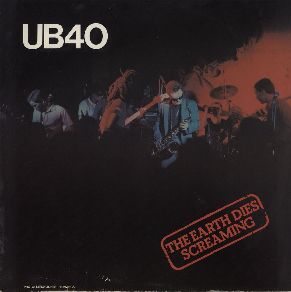 UB40 The Earth Dies Screaming UK 12" vinyl single (12 inch record / Maxi-single) 12GRAD10