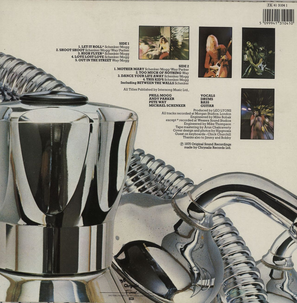 UFO Force It UK vinyl LP album (LP record) 5099941310410